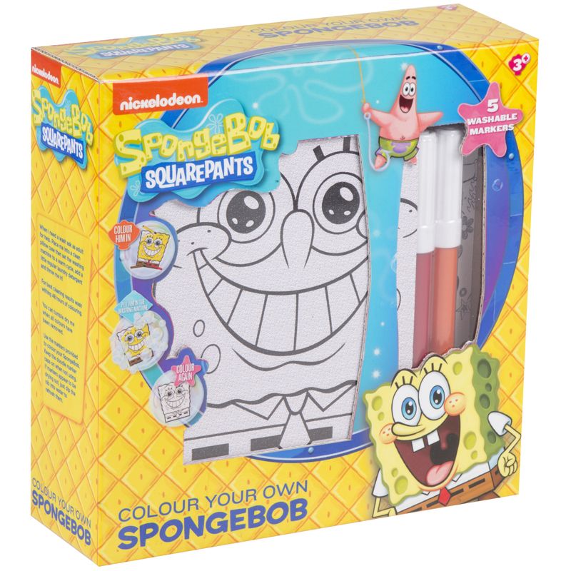 Colour In SpongeBob Plush Toy