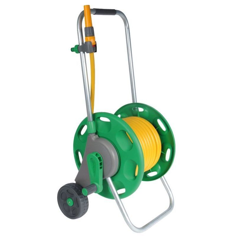 Assorted Hose Cart (including 30m Hose, Nozzle and Fittings)