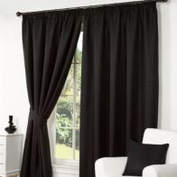 See more information about the Waffle Curtains (45" Width x 54" Drop) - Black