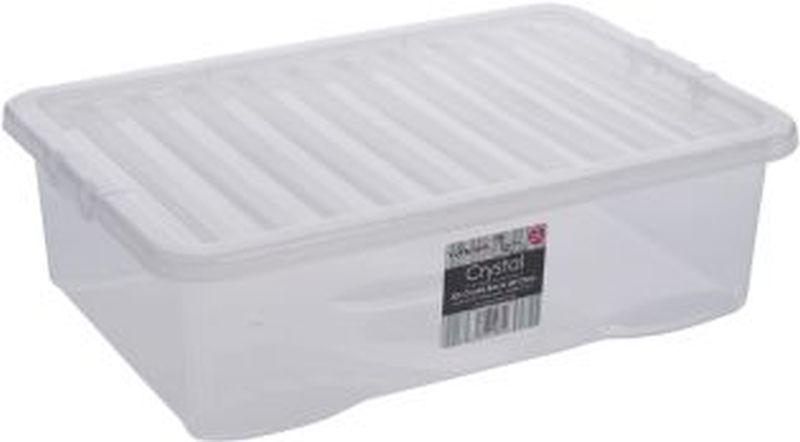 Clear Crystal 32L Storage Box & Lid