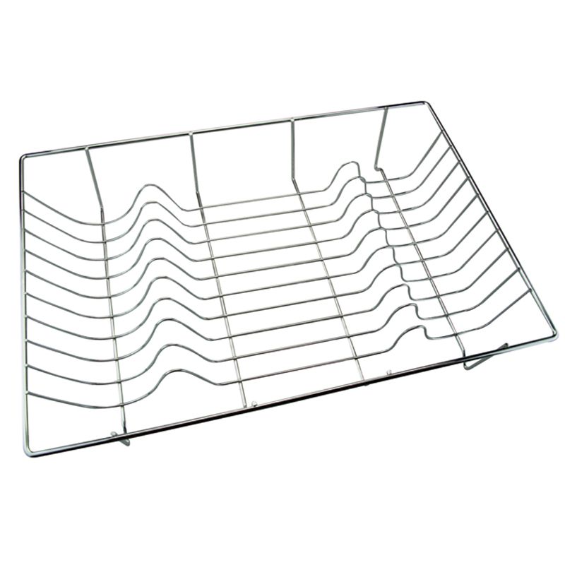 Chrome Dish Drainer Flat