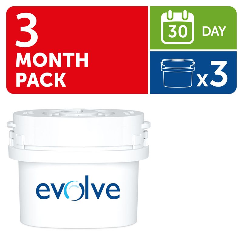 Aqua Optima Evolve 30 Day Water Filter 3 Pack (2+1 FREE)