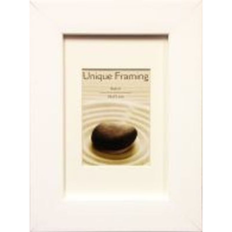 White Contemporary Photograph Frame 6 x 4 Inch