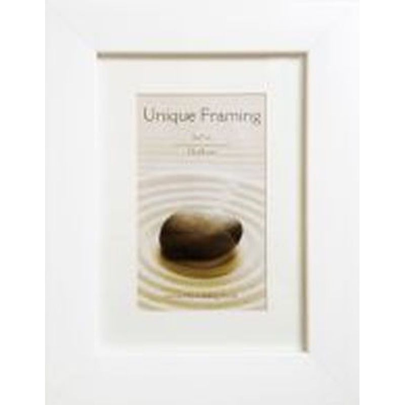 White Contemporary Photograph Frame 7 x 5 Inch