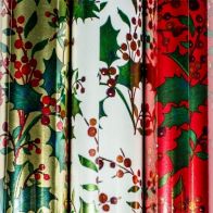 See more information about the 4m Festive Foliage Christmas Wrap (Red)