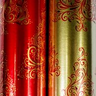 See more information about the Foil Christmas Wrap Traditional (Red)