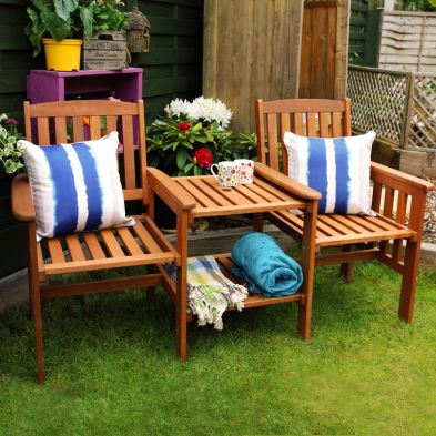 See more information about the Dalby Hardwood Tete a Tete Garden Set