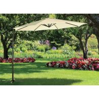 See more information about the 3M Over Hang Parasol Cream Garden Umbrella