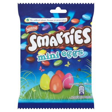 See more information about the Nestlè Smartie Mini Eggs 100g