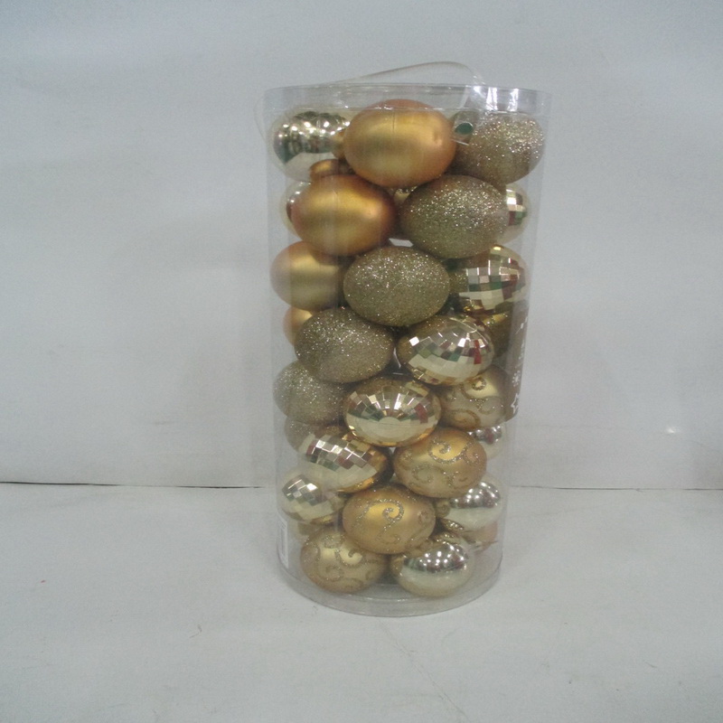 Gold Balls 6cm 40 Pack