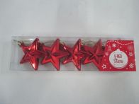 See more information about the Red Stars 6cm 5 Pack