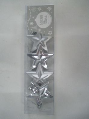 See more information about the Silver Stars 6cm 5 Pack
