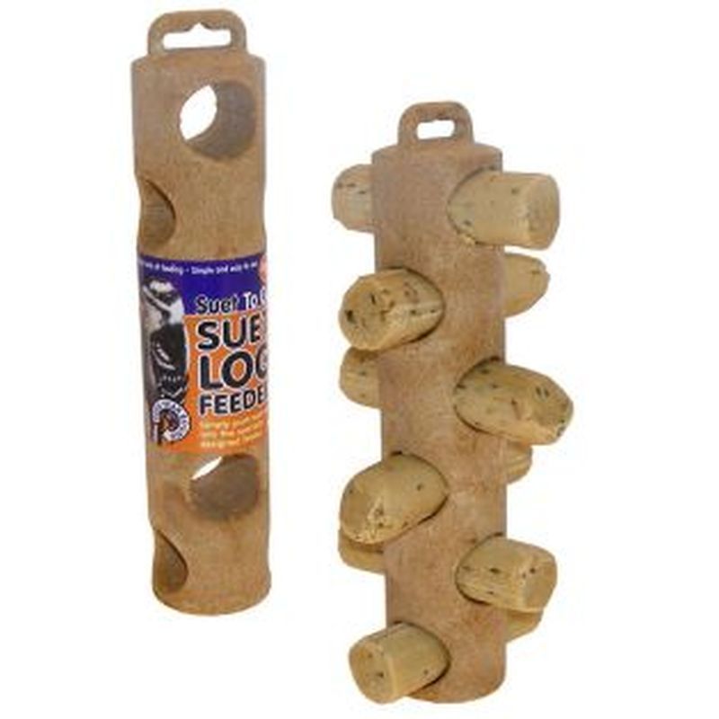 Suet Log Bird Feeder