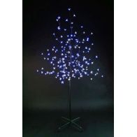 See more information about the 150cm Cherry Tree With 180 White & Blue Bulbs