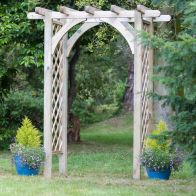 See more information about the Horizon Garden Trelis Arch Furniture