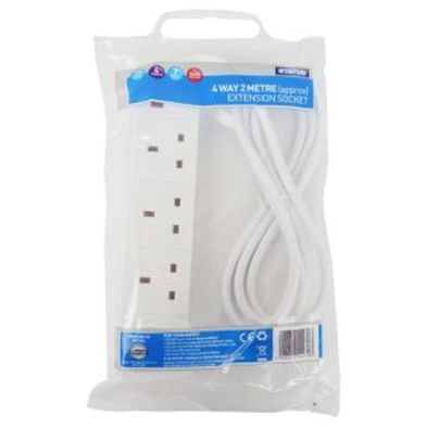 See more information about the 4 Way Extension Socket-2m Lead.