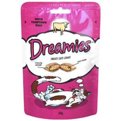 See more information about the Beef Dreamies Cat Treats