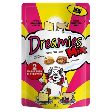 See more information about the Beef and Cheese Dreamies Cat Treats