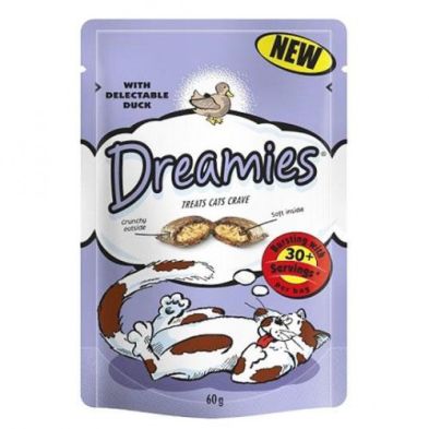 See more information about the Duck Dreamies Cat Treats