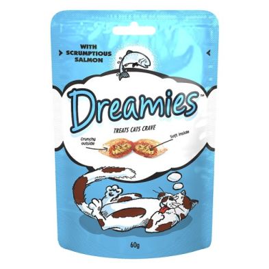 See more information about the Salmon Dreamies Cat Treats