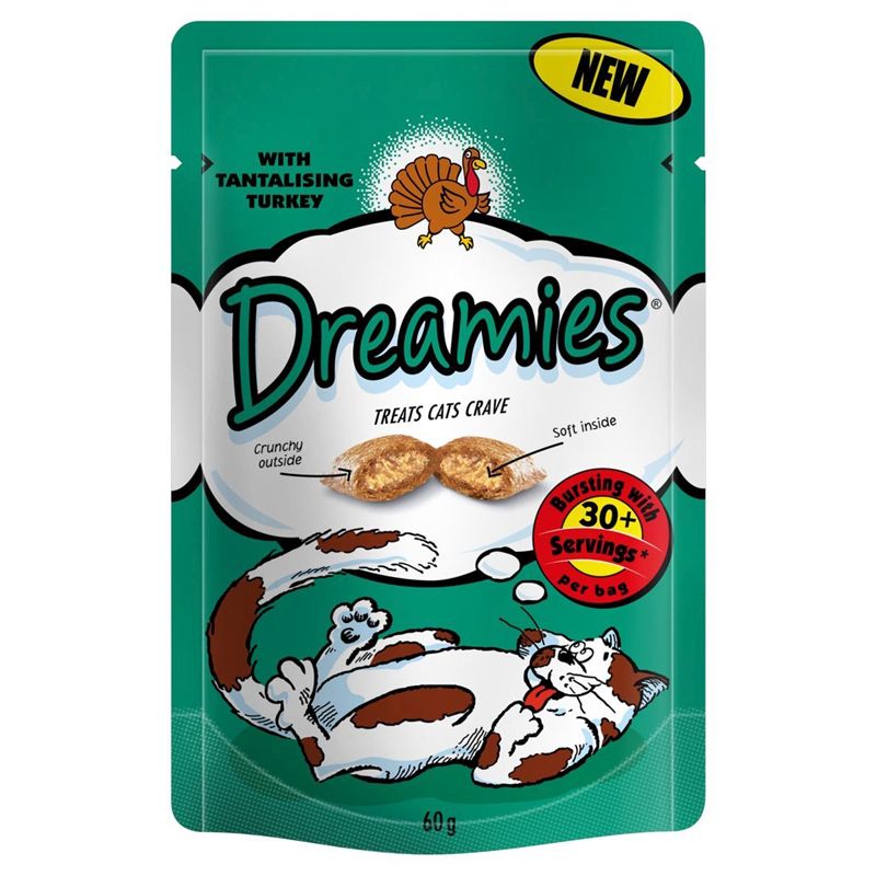 Turkey Dreamies Cat Treats