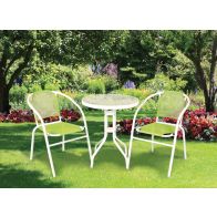 See more information about the Calella 3 Piece Green Bistro Set