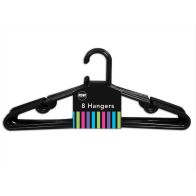 See more information about the 8Pk Black Clothes Hangers