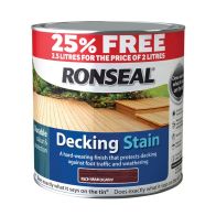 See more information about the Ronseal Decking Stain (2 Litre + 25%) - Rich Mahogany