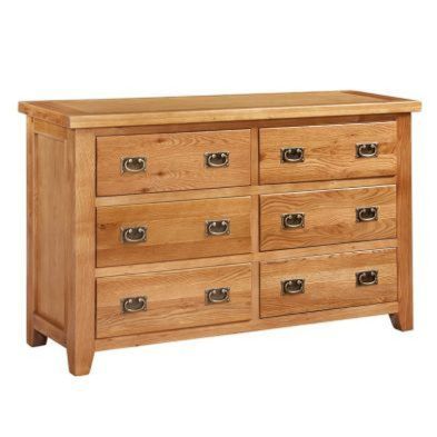 See more information about the Cotswold Oak 6 Drawer Wide Chest