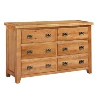 See more information about the Cotswold Oak 6 Drawer Wide Chest