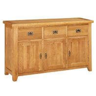 See more information about the Cotswold Oak 3 Door 3 Drawer Sideboard