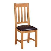 See more information about the Cotswold Oak Vertical Slat Dining Chair