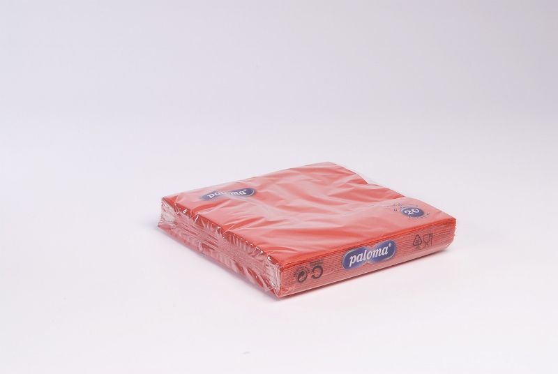 20pk Red Napkins 3Ply