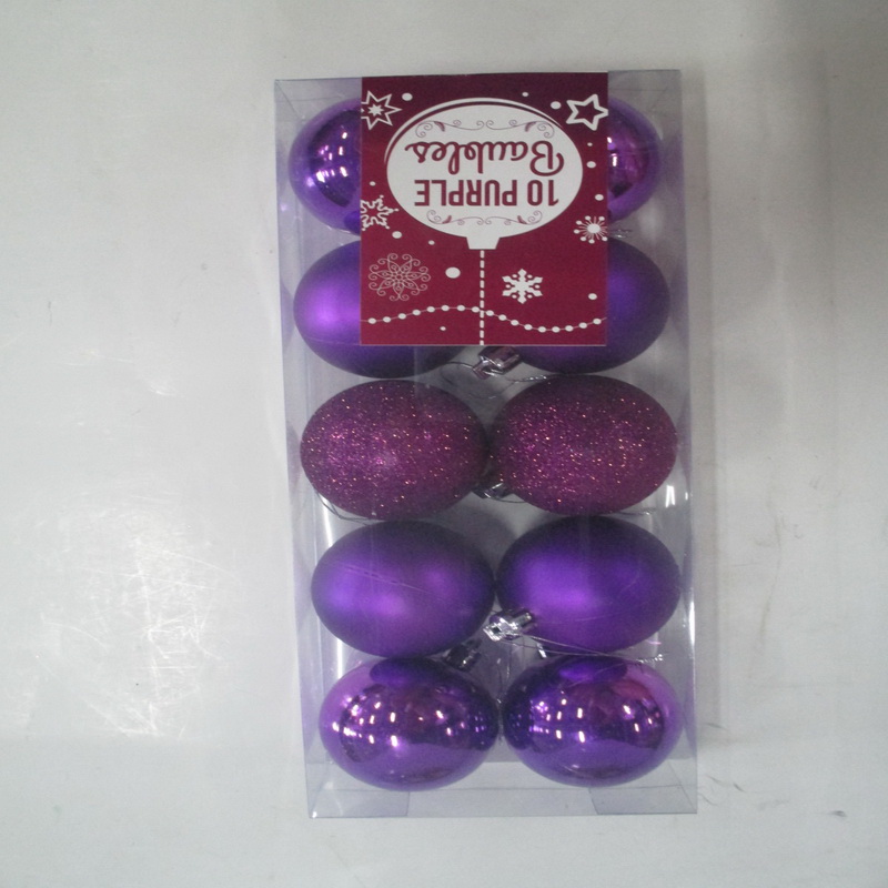 Purple Balls 6cm 10 Pack