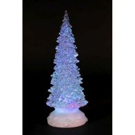 See more information about the Christmas Light Up LED Tree with Water Inside (32cm)