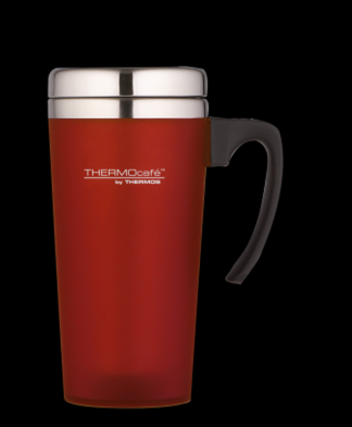 See more information about the Thermo Cafe Zest Travel Mug Red 0.4L