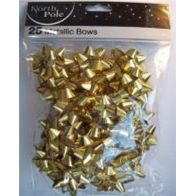 See more information about the 20 Gold Metallic Bows