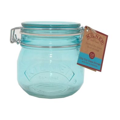 See more information about the Kilner Blue Jar (0.5 Litre)