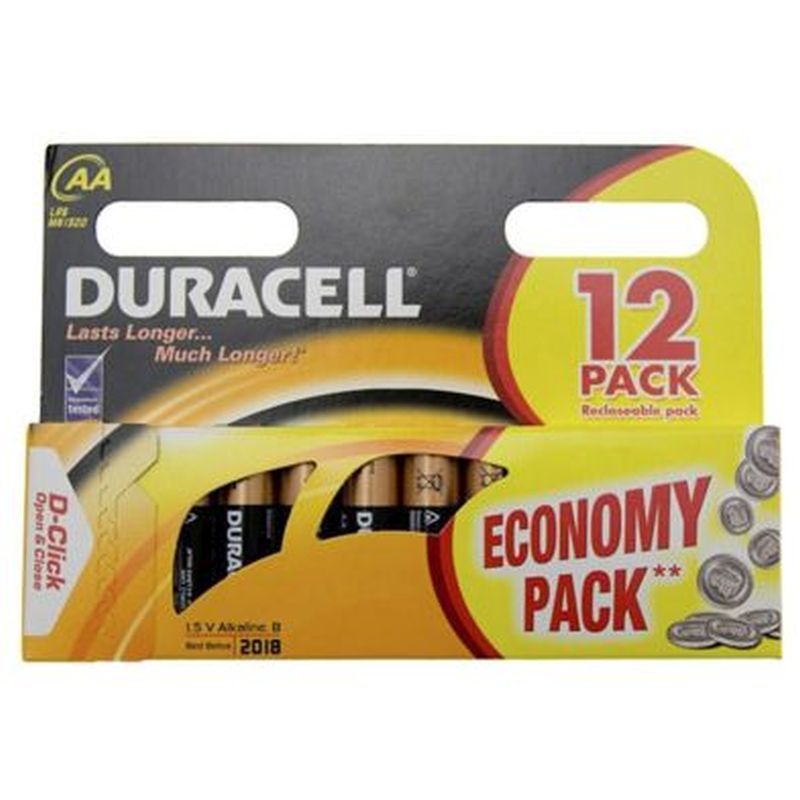 Duracell MN1500 Batteries pack of 12