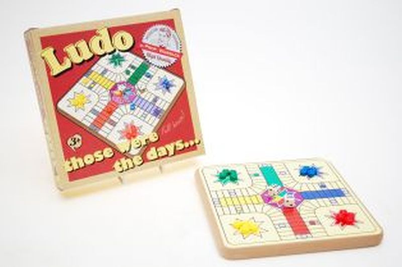 Retro Ludo Wood Game