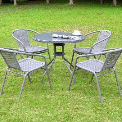 See more information about the 5 Piece Savona Wicker Garden Furniture Set