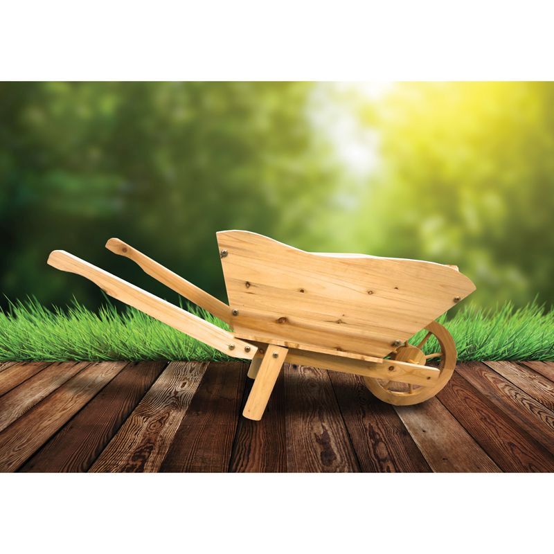 Wooden Wheelbarrow