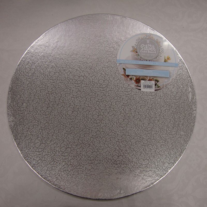 14inch Silver Round Cake board