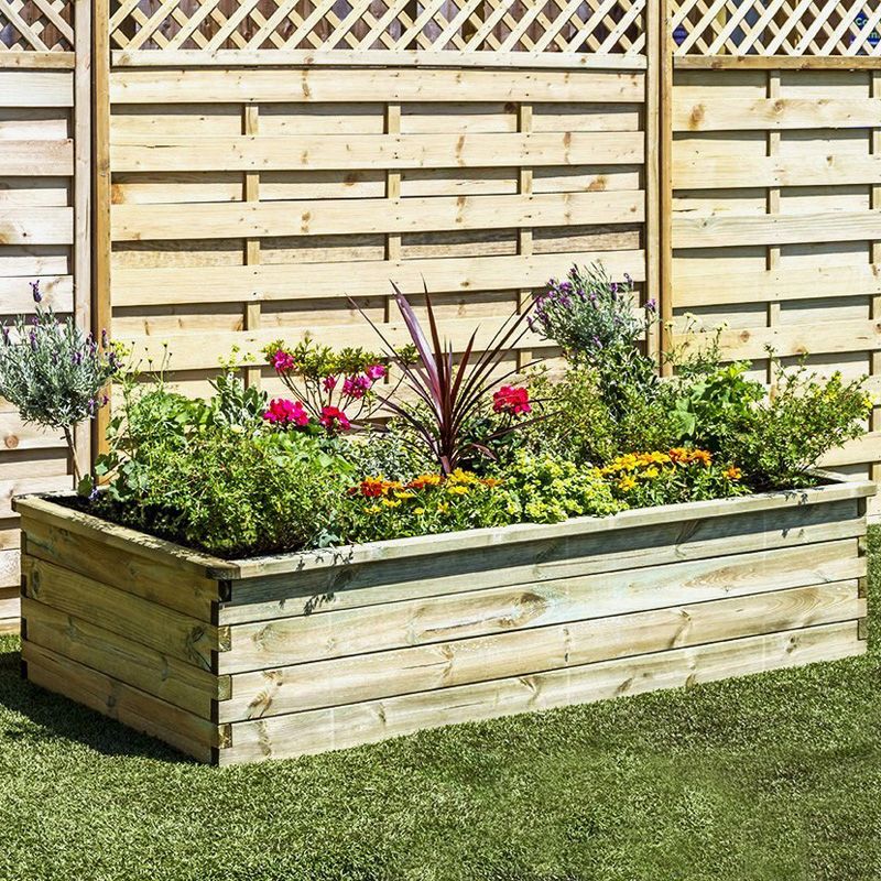 Sleeper Raised Bed Garden Planter