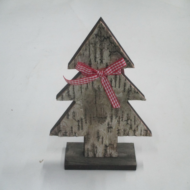 Wooden Xmas Tree Decoration