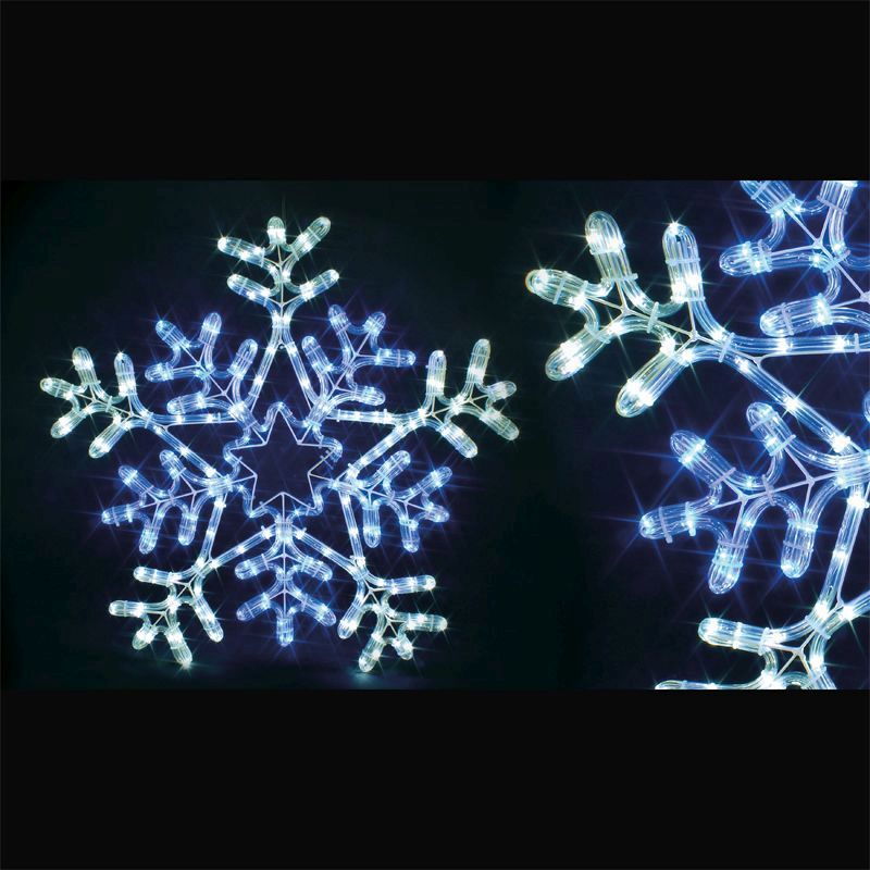 Christmas Snowflake LED Rope Light (9m)