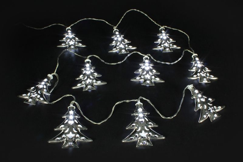 Low Voltage Metal Trees With Cold White LED’s