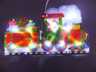 See more information about the Small Train Silhouette Window Light With 10 Bulbs