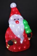 See more information about the Acrylic Santa & Tree Light with 80 White LED’S