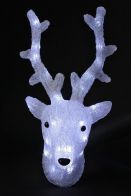 See more information about the Acrylic Reindeer Head With 40 White Static LED’S